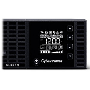 CyberPower OL3KRM Rack Mounted UPS, optional remote monitoring, 6 NEMA 5-20R & 1 NEMA L5-30R Outlets CyberPower OL3KRM Rack Mounted UPS, optional remote monitoring, 6 NEMA 5-20R & 1 NEMA L5-30R Outlets